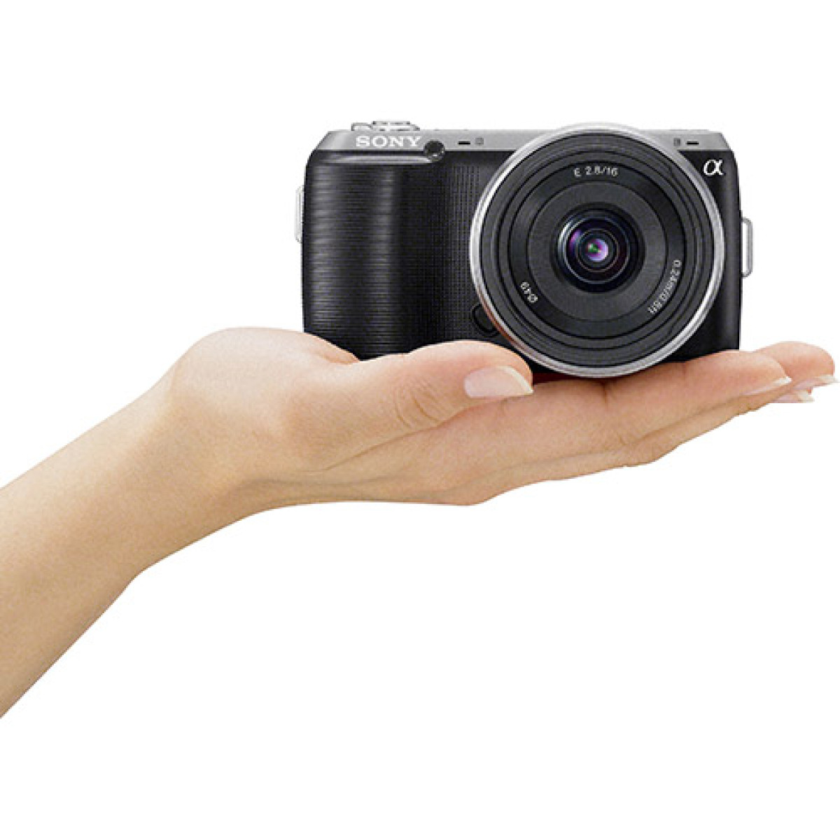Sony - Câmera  Alpha Nex-C3 16.2 MP  LCD 3.0"  Panorâmica 3D  Lente 18-55mm - Pronta Entrega
