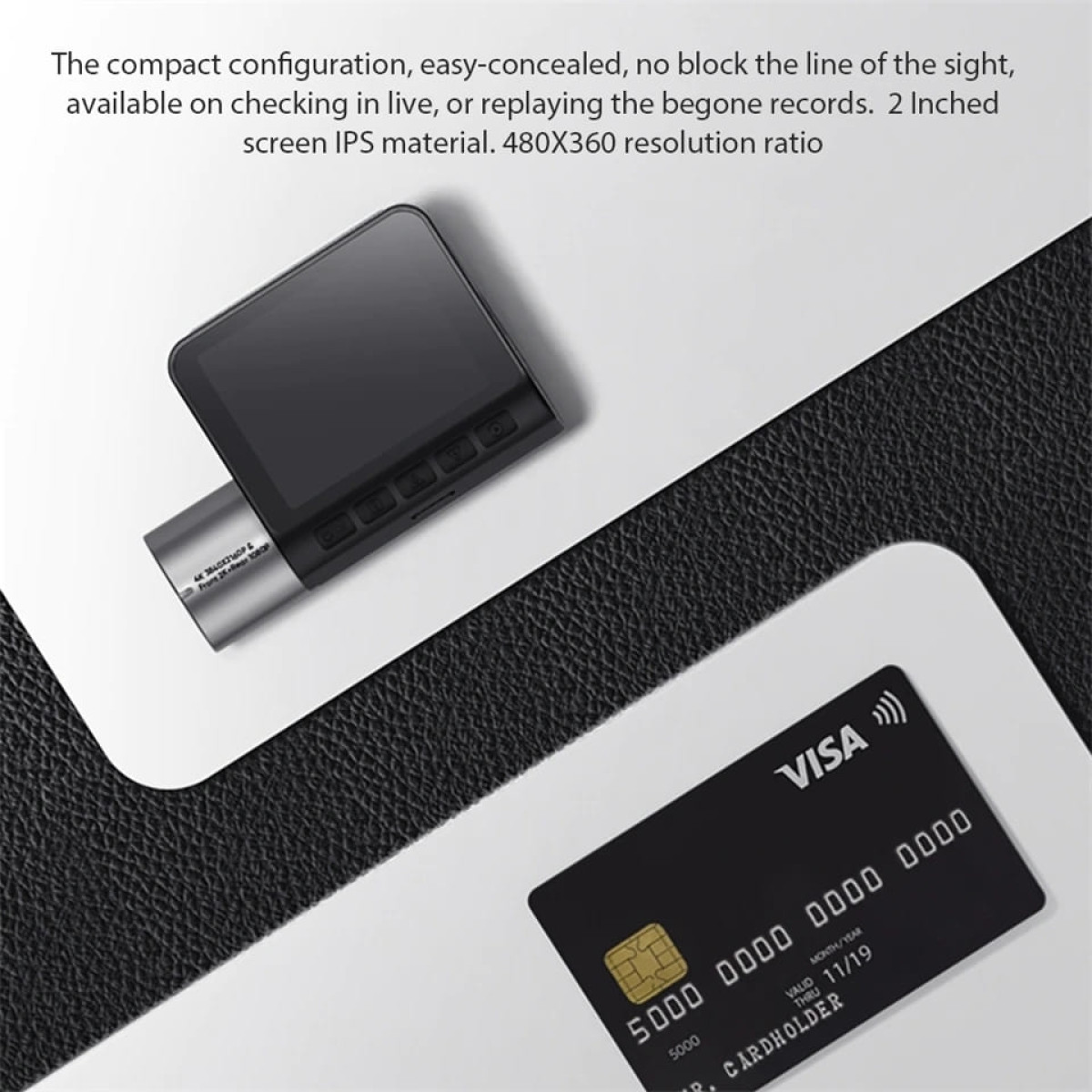 Camera Veicular Novatek 2K 4K Single Dual Dash Cam Pro 2.0" WiFi  Frontal 170 e Traseira 140 Graus Wide Angle 24H Estacionamento