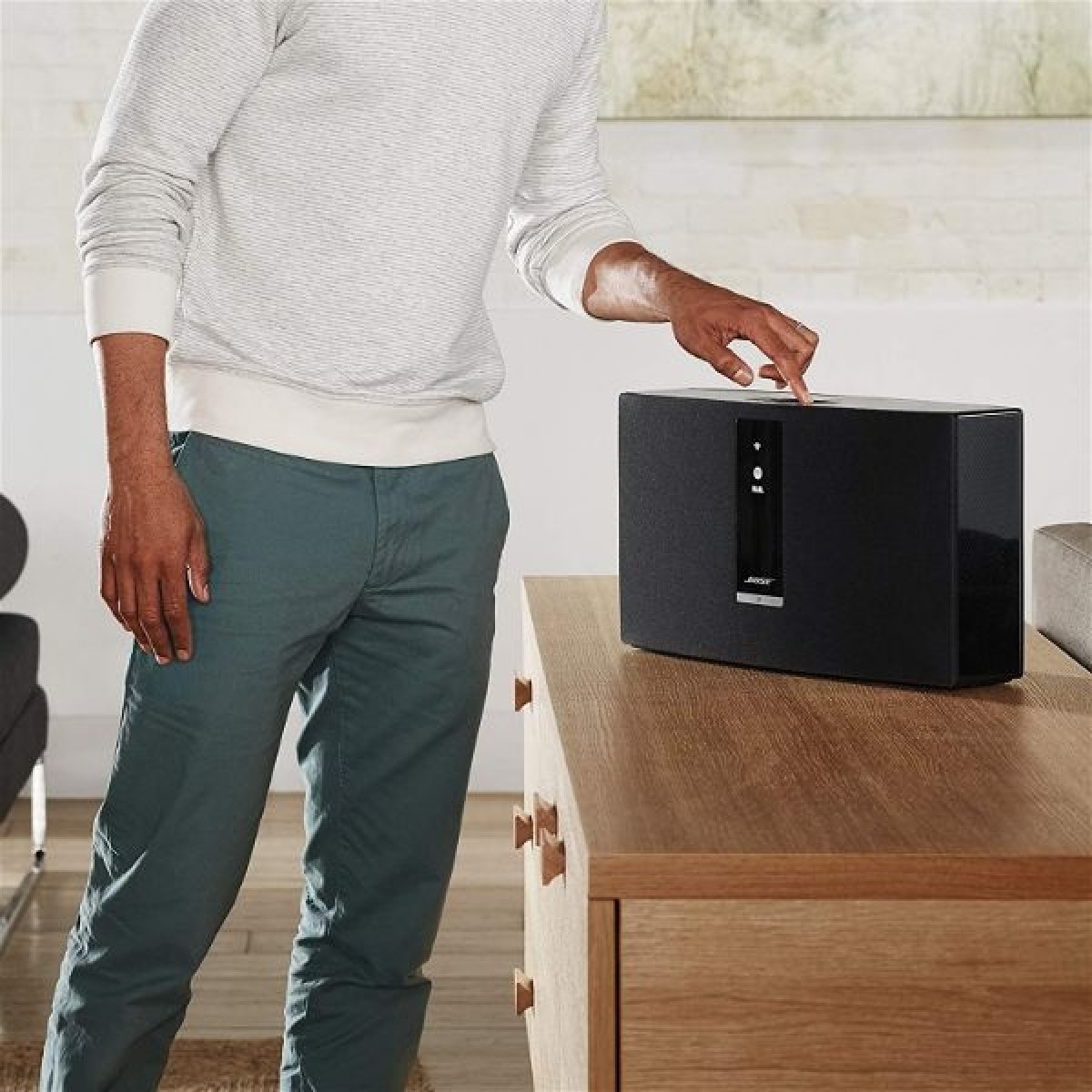 Bose Soundtouch 30 Series III Caixa de Som Sistema de Música Wireless Bluetooth Wi-fi com Alexa Spotify Deezer