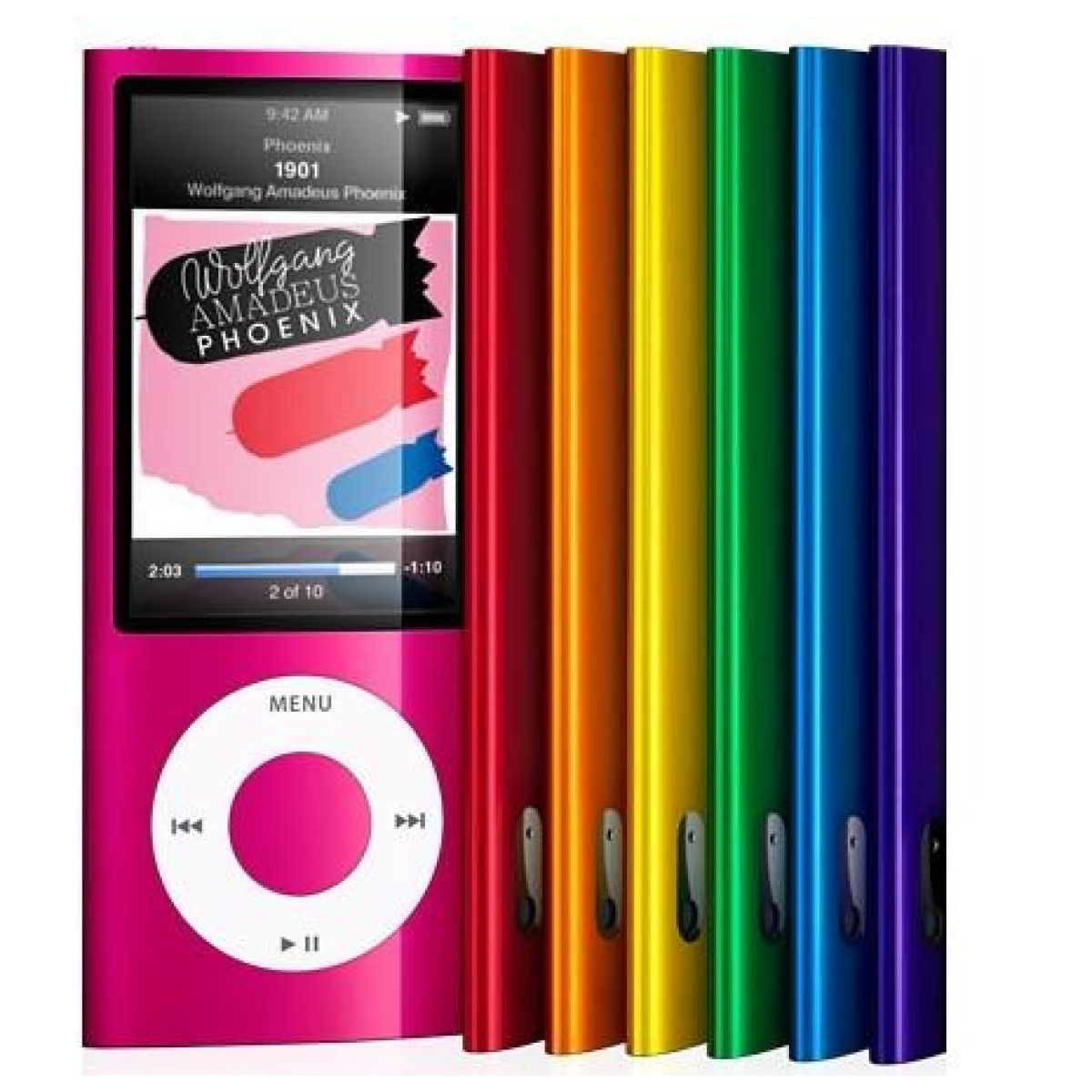 Media Player MP3 MP4 8GB 5th Generation 2" Camera Varias Cores estilo iPod Nano