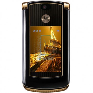 Motorola V8 RAZR2 Gold Luxury-2