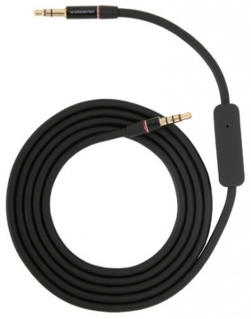 Replacement Cable MIC para Monster Beats Studio -  Black - Preto - 1