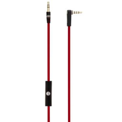 Replacement Cable Cabo Control Talk para Monster Beats Solo Solo HD 680 Studio Mixr -  Red - Vermelho