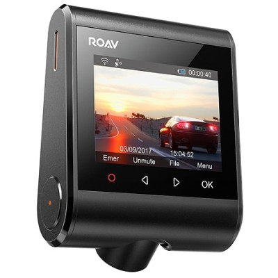 Roav Dash Cam C1 Pro camera veicular carro resolução 2K GPS WiFi Tela 2.4" G-Sensor WDR