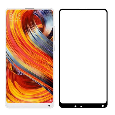 Película em vidro temperado com bordas para Xiaomi Mi Mix Mix2