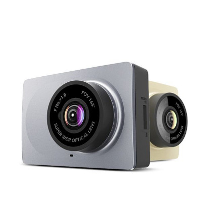Camera Veicular Carro Xiaomi Yi Smart DVR WiFi Ângulo 165 graus Dash Cam 1080P 60fps Tela 2.7" Mi - Versão Internacional