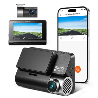 Camera Veicular Xiaomi 70mai A800s 4K Velocidade em Tempo Real 2160P UHD WIFI GPS  Monitor de estacionamento