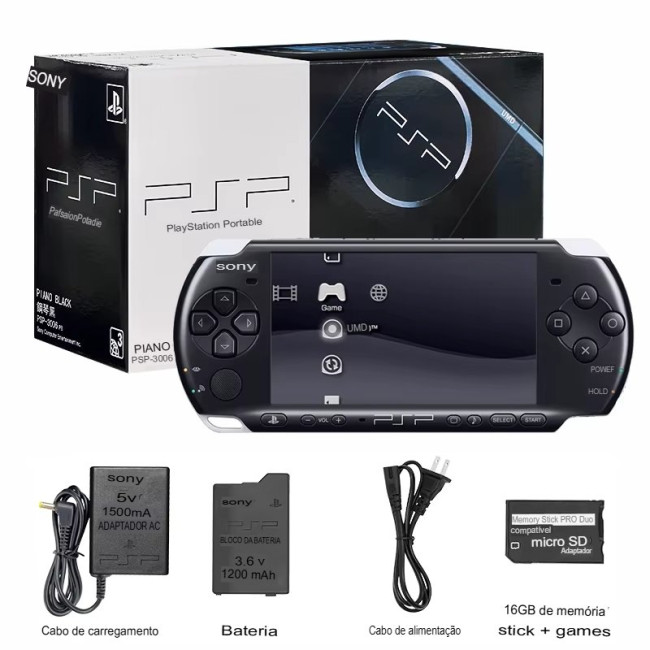 SONY PlayStationPortable PSP-3000 PB 箱あり SONY PSP 3000 ピアノ・ブラック(PSP-3000PB) 本体 完品 外箱付