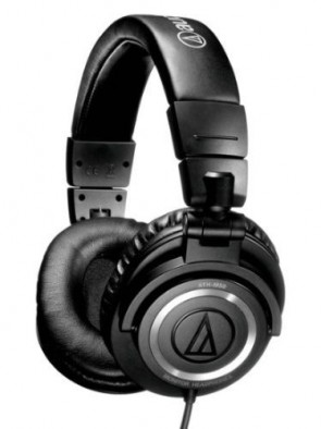 Fone Audio-Technica ATH-M50 Professional DJ Studio Monitor Headphones - Preto