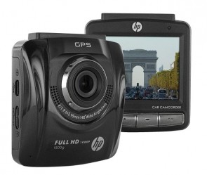 HP F500G Premium Full HD 1080p 2,4'' Câmera Carro Veicular Lente Ampla 140 graus GPS Integrado