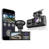 Camera Carro Veicular Automotiva Dash Cam DVR Dual Tripla G-Sensor Gravador Sensor Gravidade