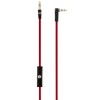 Replacement Cable Cabo Control Talk para Monster Beats Solo Solo HD 680 Studio Mixr -  Red - Vermelho