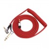 Replacement Cable Cabo Coiled Espiral para Monster Beats Pro Detox Mixr -  Red - Vermelho